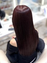 ケンジ 平塚 アネッタ(KENJE annetta) 【ワンカラー】ブリーチなしでつくるワインレッド