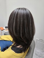 アンジュール ラナリア(1//jour LanaRia)&nbsp;コントラスト地毛白髪ぼかしハイライト　No.20