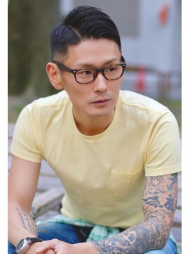 オーガスタ ヘア デザイン(Augusta hair design) 【Augustahairdesign】サイドパートメンズベリーショート