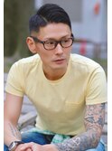 【Augustahairdesign】サイドパートメンズベリーショート