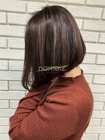 ネイミーズ 横浜関内(nameiz.)&nbsp;【横浜美容室ネイミーズ】ワンレン前下がりボブミディアム