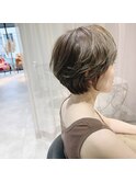 【till_emi】スウィングショートとオリーブベージュ