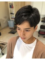 ヘアーメイク マック(Hair Make MX)&nbsp;マッシュ　センターパート分け