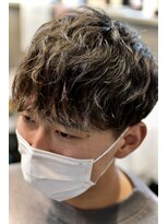 ヘアアイラッシュ リベット(hair eyelash RIVET)&nbsp;マッシュ×スパイラルパーマ