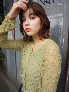 ブゾン(buZon) 【buZonブゾン】2ウェイ前髪ゆる外ハネボブ