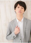 ≪mod's men≫ビジネスにも◎マットブラウンウルフマッシュd
