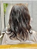垢抜けコテ巻き風パーマ後ろ|西葛西|西葛西ヘッドスパ|西葛西