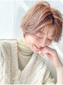 ★ショートボブ_ヘルシースタイルふんわりカール_58991☆