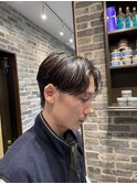 刈り上げセンターパート<理容室>[シェービング/床屋/上野] 