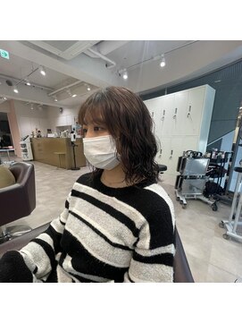 フェイス 石川町 (FACE) コテ巻き風パーマ