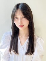 ティア(Tia.)&nbsp;（2wayバング/縮毛矯正/オリーブカラー/シースルー前髪）