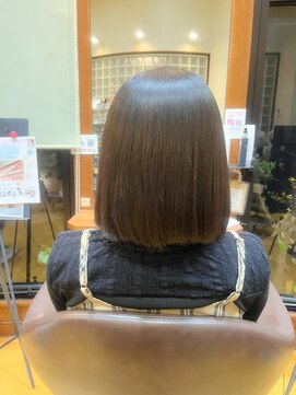 ヘア ショップキャリー ボブの縮毛矯正