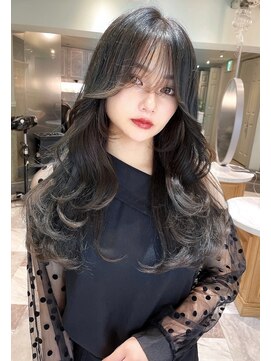 ロンド ロビン 栄(Lond robin) 【Lond robin】木屋元一　前髪/顔まわり/2way/韓国/レイヤー