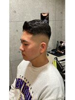 グロウヘアワークス(grow hair works)&nbsp;サイドパート×スキンフェード