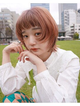 ヴェルダ 池袋店(verda) レイヤースタイル×オレンジブラウンカラー