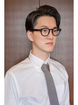 ヒロギンザ 大阪本店(HIRO GINZA) ビジネス七三分け