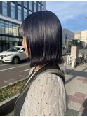 #ブルーカラー#髪質改善トリートメント#ボブ