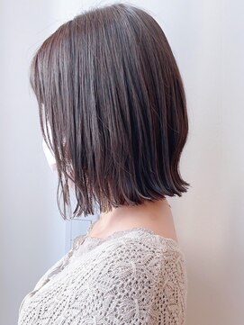 セイドット オモテサンドウ(Say. omotesando) say. グレージュカラー ブルーグレージュ 外ハネボブ 表参道