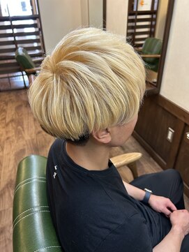 ピース オブ ヘアー Piece of Hair ブロンドマッシュ