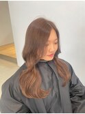 韓国くびれ巻きブリーチなしダブルカラー i