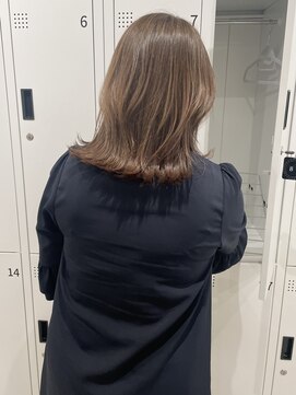 ノウハウ タニマチ(KNOWHOW tanimachi) ブリーチなし白髪ぼかしベージュ 白髪率80%