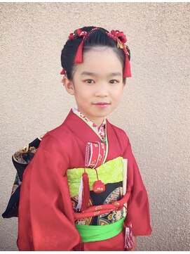 ヘアクリエイティブ オニワ(HAIR CREATIVE ONiWA) 七五三　日本髪ヘアセット