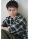 刈り上げツーブロック王道マッシュショート束感メンズヘア