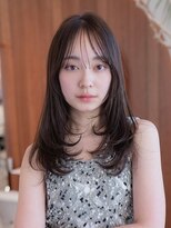 ケアリー 越谷レイクタウン(Carelly) デザインカラー/レイヤーカット/ウェットヘア/オリーブベージュ