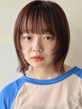 ガーデン 銀座(GARDEN) 顔まわりレイヤー/イメチェン/美髪/外ハネボブ/ワイドバング