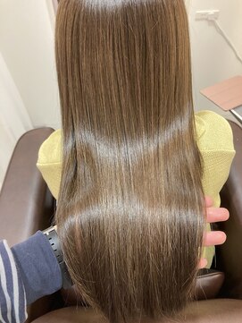 アニュー 北浦和店(ANEW) 【髪質改善】明るめカラー×トリートメント×サラサラ