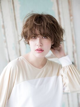 ブルーノ 東員店(BRUNO) くしゅっとニュアンスショートボブ