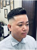 【40代 男性】ロンドン七三スキンフェード（大宮/バーバー）