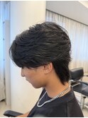 メンズカット/センターパート/ツーブロック／刈り上げ/池袋