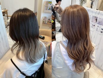 アンソル オブ リシェール(N'SOL of RICHAIR)の写真/ブリーチMENUを多数ご用意*トレンドを取り入れながら"私らしい"髪色に*[南越谷/髪質改善/縮毛矯正/学割U24]
