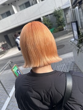クレア 下北沢(CREA) オレンジボブ