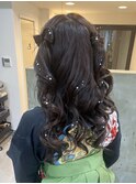 TOKIO サイドハーフツイン リボンスタイル ヘアセット