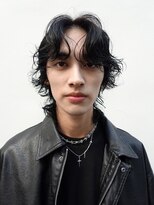 テンション(tension)&nbsp;センターパートウルフニュアンスパーマ札幌大通バスセンター