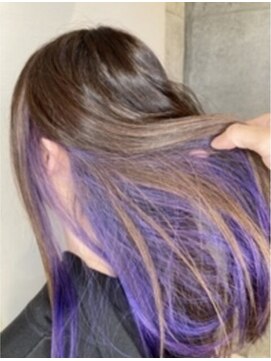 レム 府中(REM) おしゃれバイオレットカラー/インナーカラー