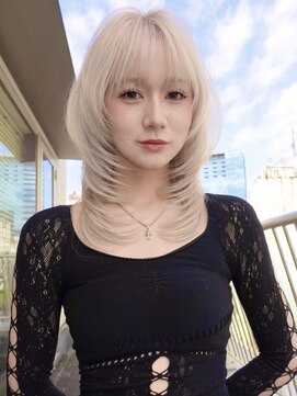 スタニング 渋谷(STUNNING.) レイヤーカット/ハッシュカット/ワンカール/ウルフカット