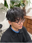 メンズカットマッシュ
