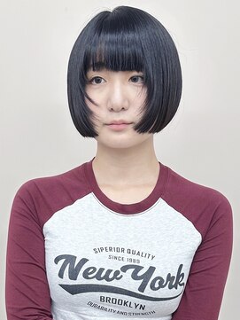 ラウンジ モリオ イケブクロ(Lounge MORIO Ikebukuro) ＊ミニボブ切りっぱなしボブ耳かけボブ大人ボブ顎ラインボブディ