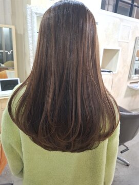 バンブーグラス(Bamboo grass) レイヤーカット×髪質改善【サブリミックトリートメント】カラー