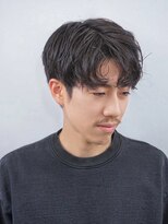 ヒロギンザバーバーショップ 新宿店(HIRO GINZA BARBER SHOP)&nbsp;シャドウパーマ/センターパート〈理容室〉