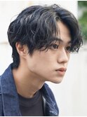 銀座シャドウパーマニュアンスパーマツーブロックメンズパーマ &nbsp;