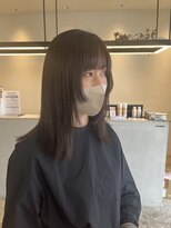 アコーズ ヘア トクシゲ(accord s hair Tokushige)&nbsp;ストレート×ラインスタイル