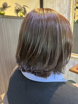 ネージュヘアー(Neige hair)の写真/【萩原/マンツーマン施術】卓越したカット技術で、360°どこから見ても美しいシルエットを叶えます☆