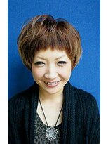 桜デコ ティンプル店(DECO) 動きのあるマッシュショートでキュートなスタイル