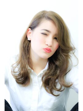 プランツヘアー ☆プランツヘアー博多 NEW Open ハーフモデル風かきあげバング