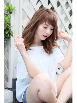 ロエナ(ROENA) クラシカルデジタルパーマバレイヤージュロブ