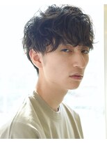 ユノ(juno)&nbsp;大人のカジュアルパーマ＜ツーブロックセミウェット＞